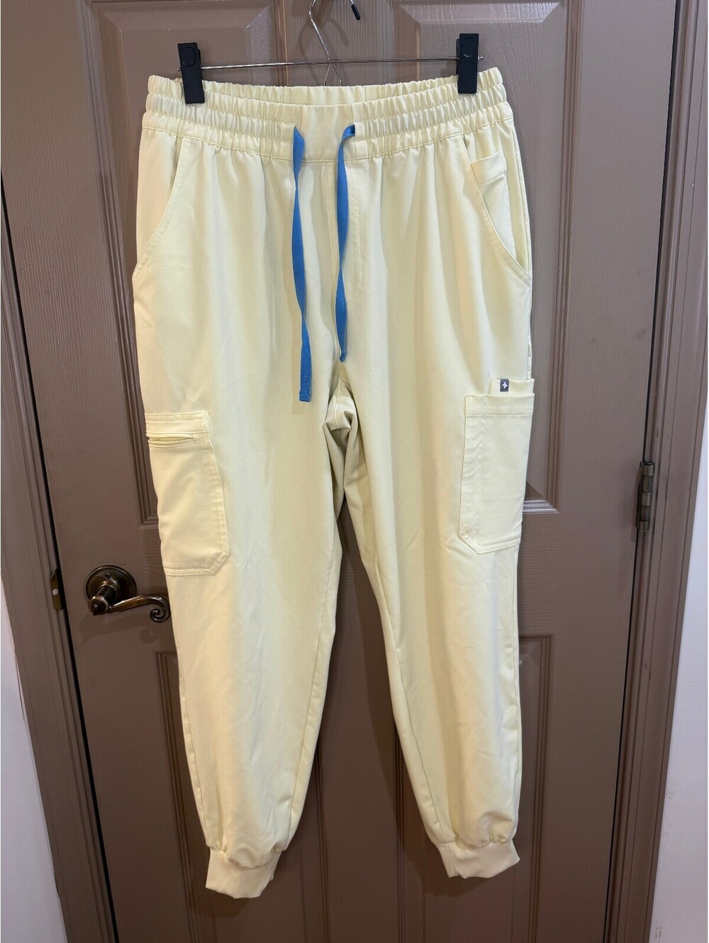 FIGS Uman Jogger Scrub Pants Sunlight Yellow Size L Limited Color
